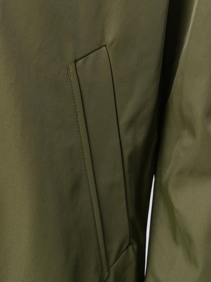 Ps By Paul Smith Long Sleeve Trench Coat - Green