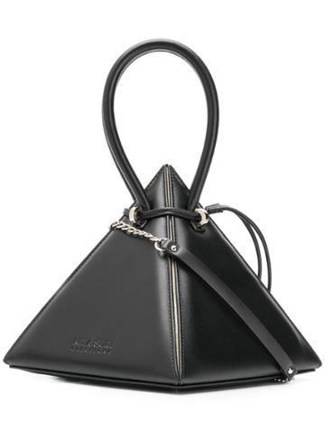 Nita Suri Pyramid Shaped Mini Bag - Black