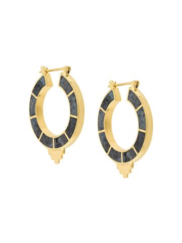 Monica Sordo Yma Baby Hoop Earrings - Metallic