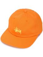 Stussy Embroidered Detail Baseball Cap - Orange