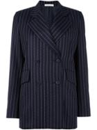 Alyx Monogram Striped Blazer, Women's, Size: Medium, Blue, Wool/cupro