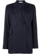 Alyx Monogram Striped Blazer, Women's, Size: Medium, Blue, Wool/cupro