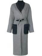 Liska Oversized Cardi-coat - Grey