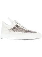 Filling Pieces Python Print Sneakers - White