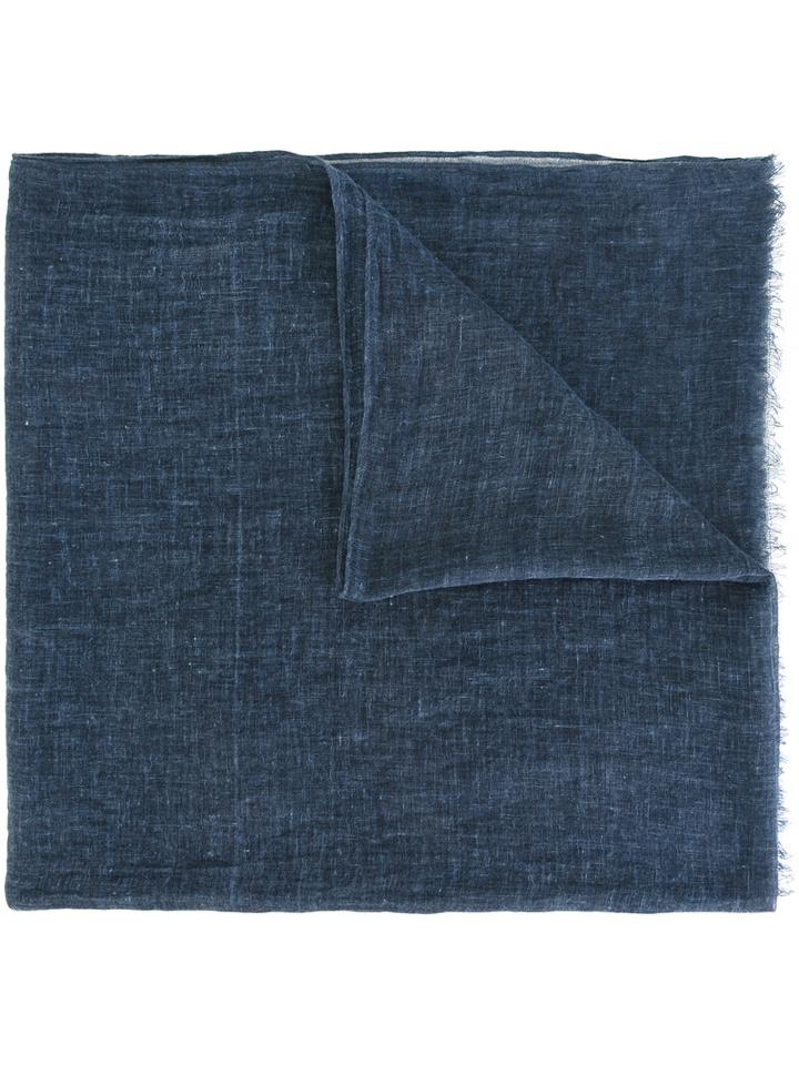 Diesel Woven Scarf, Adult Unisex, Blue, Cotton