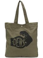 Deus Ex Machina Deus Print Tote - Green