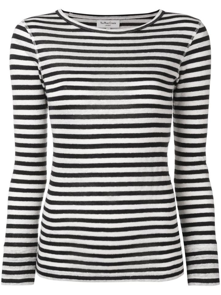 Ymc Long-sleeved Charlotte T-shirt - White