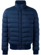 Herno Padded Jacket, Men's, Size: 54, Blue, Polyamide/polyurethane/feather Down