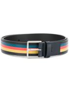Paul Smith Striped Detail Belt - Multicolour