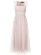 Alexa Chung Long Tulle Dress - Pink