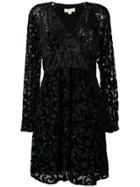 Michael Michael Kors Floral Sheer Dress - Black