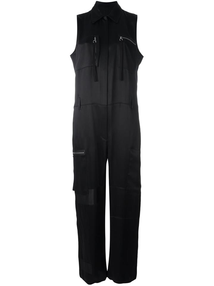 Mm6 Maison Margiela Sleeveless Jumpsuit - Black