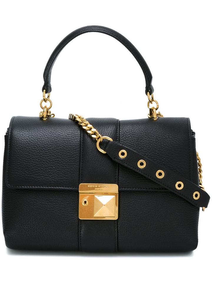 Sonia Rykiel Studded Strap Shoulder Bag, Women's, Black