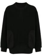 Wooyoungmi Curved Hem Sweatshirt - Black