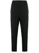 Ann Demeulemeester Cropped Tailored Trousers - Black