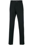 Transit - Pinstripe Tapered Trousers - Men - Cotton/linen/flax - M, Black, Cotton/linen/flax