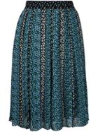 Proenza Schouler - Pleated Printed Skirt - Women - Silk - 6, Silk