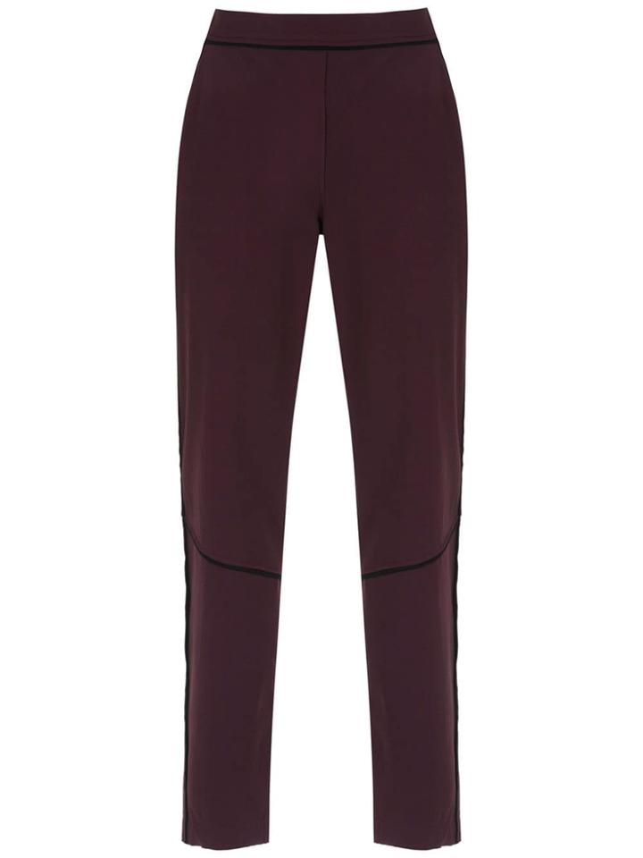 Mara Mac Formal Panelled Trousers - Red