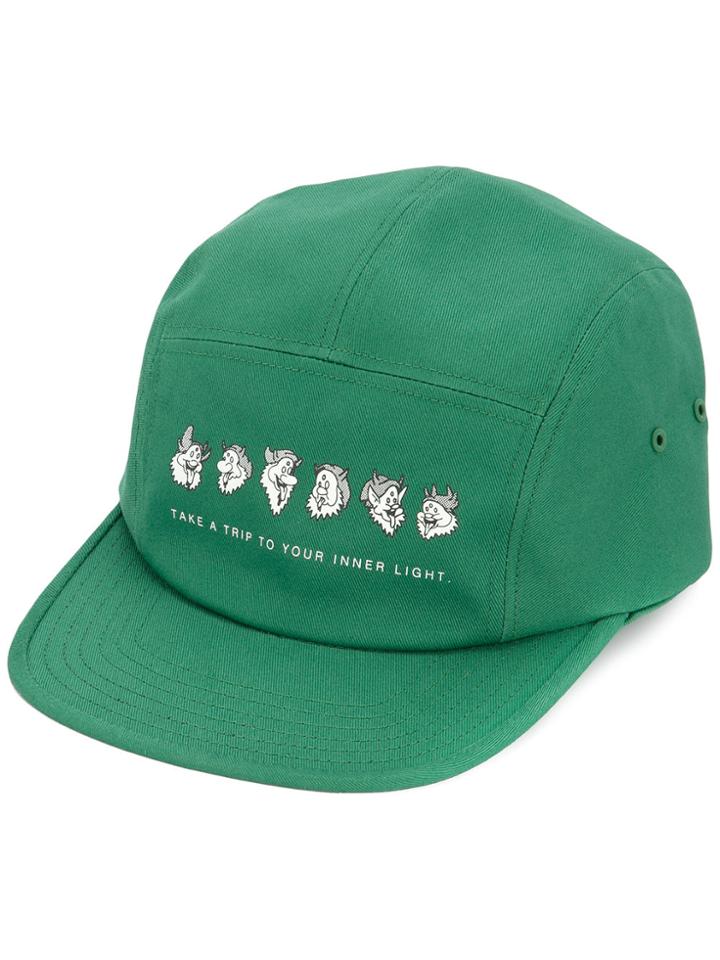 Undercover Slogan Printed Cap - Green
