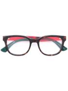 Gucci Eyewear Square Shaped Glasses - Brown