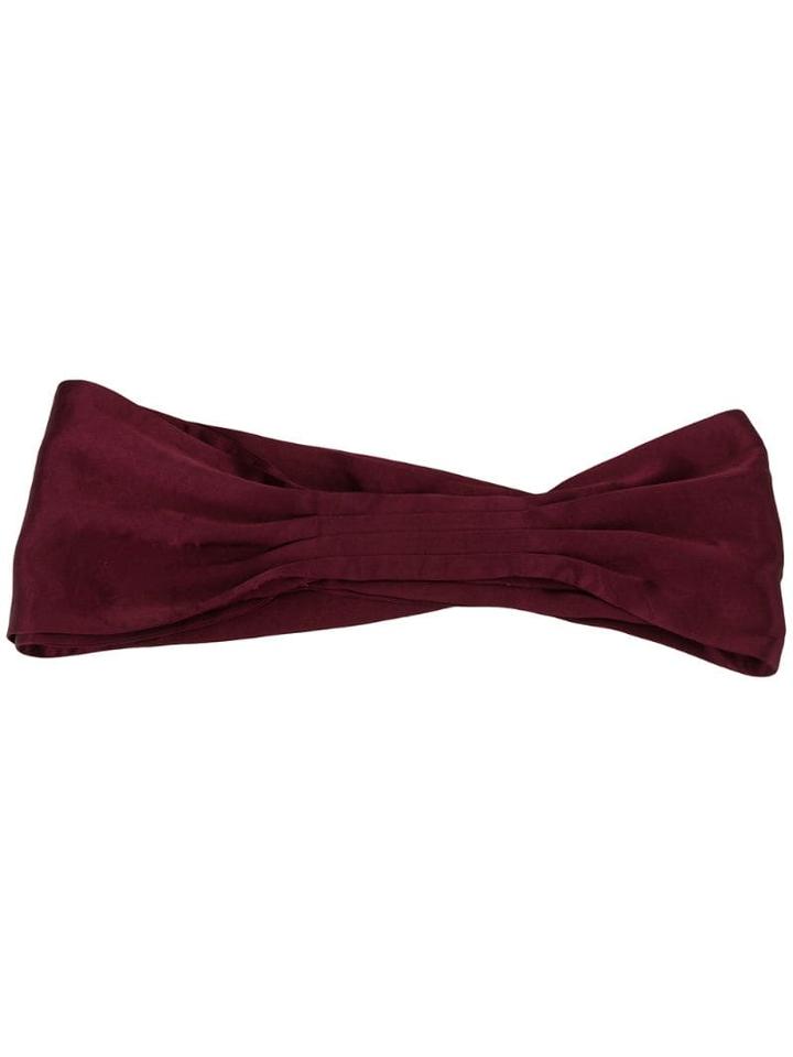 Ann Demeulemeester Pleated Headscarf - Purple