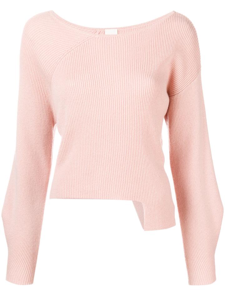 Pinko Ribbed Sweater - Pink & Purple