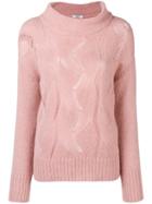 Peserico Braid Knit Sweater - Pink