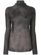 Avant Toi Turtle Neck Jumper - Grey