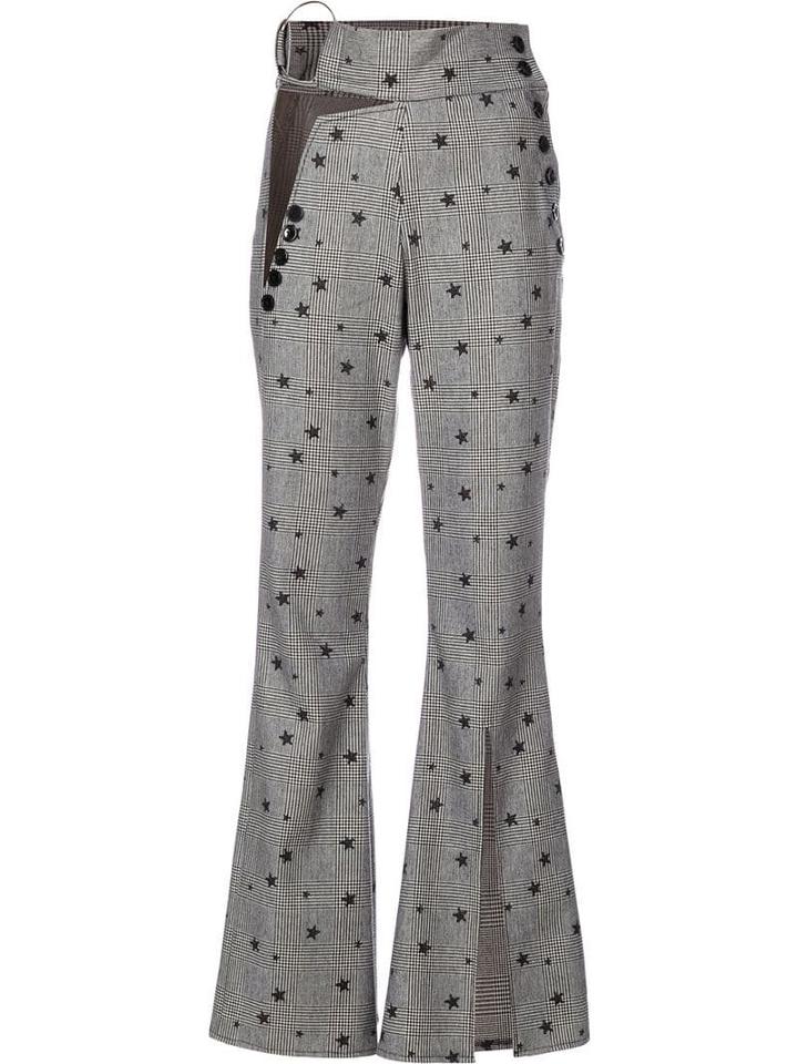 Seen Users High Waist Star Trousers - Black