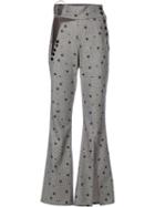 Seen Users High Waist Star Trousers - Black