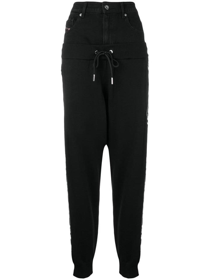 Diesel Hybrid Track Pants - Black