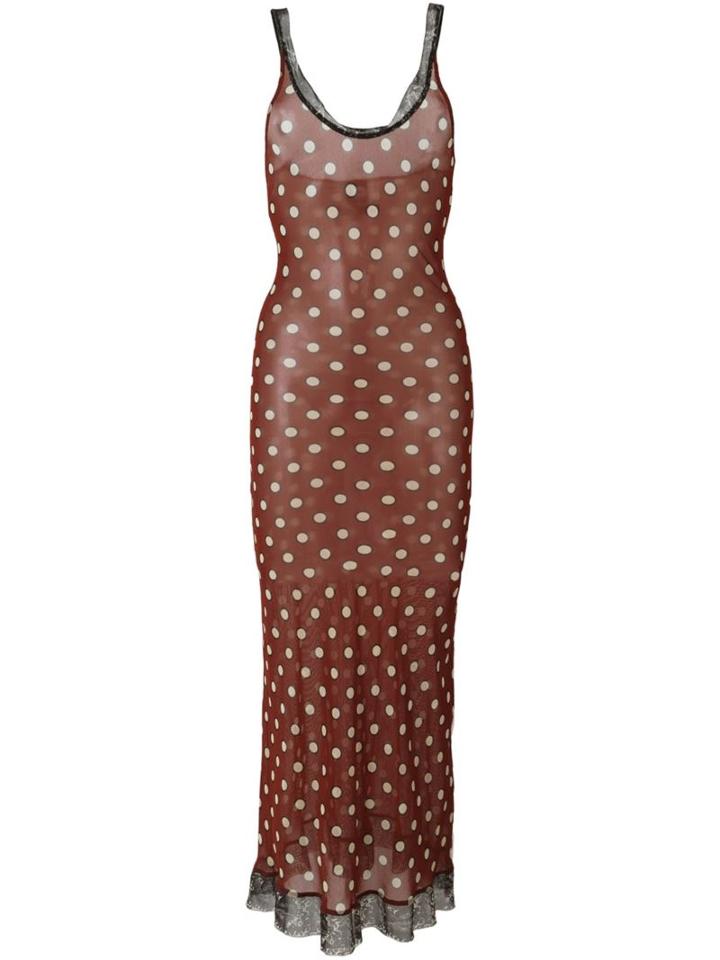 Jean Paul Gaultier Vintage Polka Dot Sheer Dress