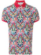 Etro Mixed Print Polo Shirt - Multicolour