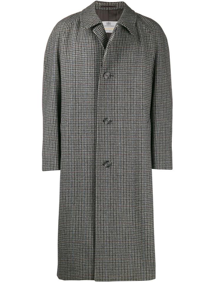 A.n.g.e.l.o. Vintage Cult 1990's Tweed Overcoat - Neutrals