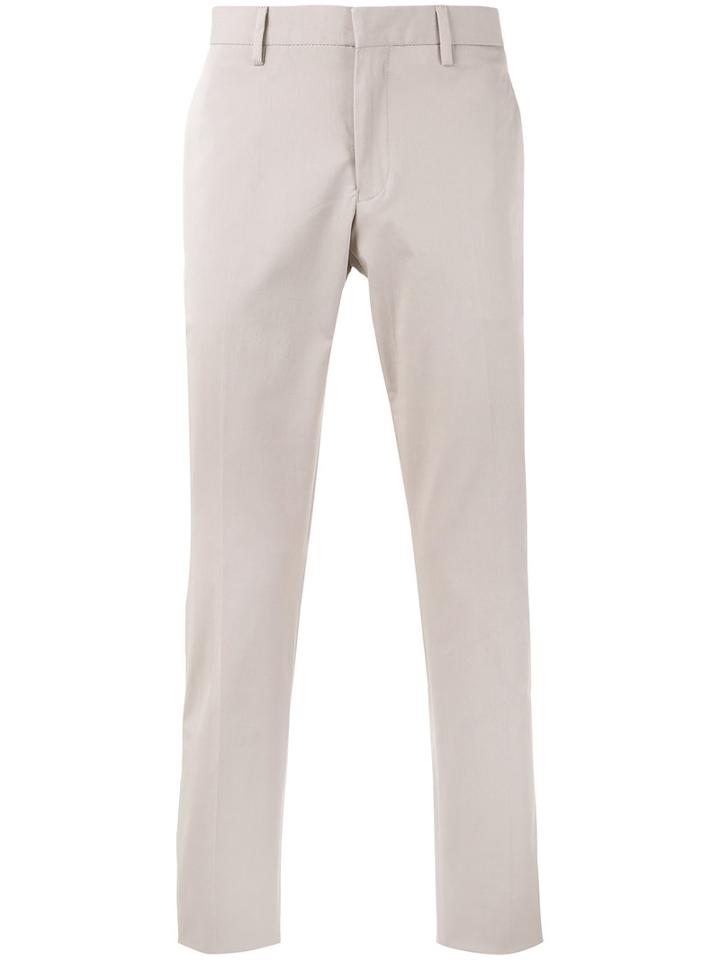 Canali - Straight Leg Trousers - Men - Cotton/polyester/spandex/elastane - 54, Nude/neutrals, Cotton/polyester/spandex/elastane