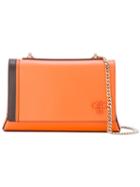 Panel Chain Strap Bag - Women - Calf Leather - One Size, Yellow/orange, Calf Leather, Emilio Pucci