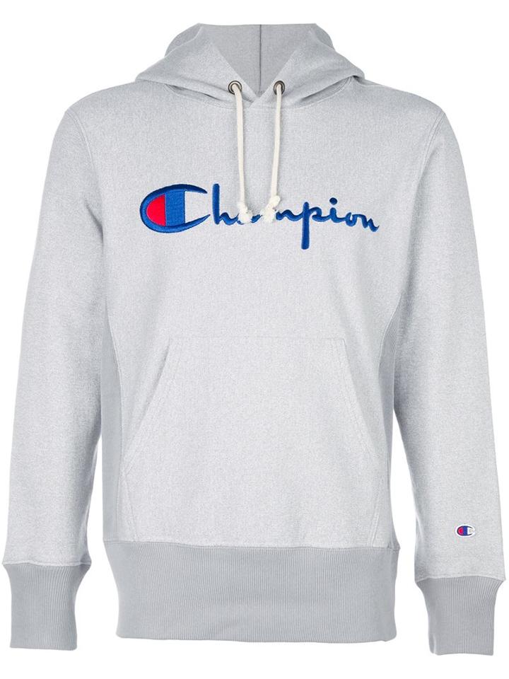 Champion Logo Print Hoodie