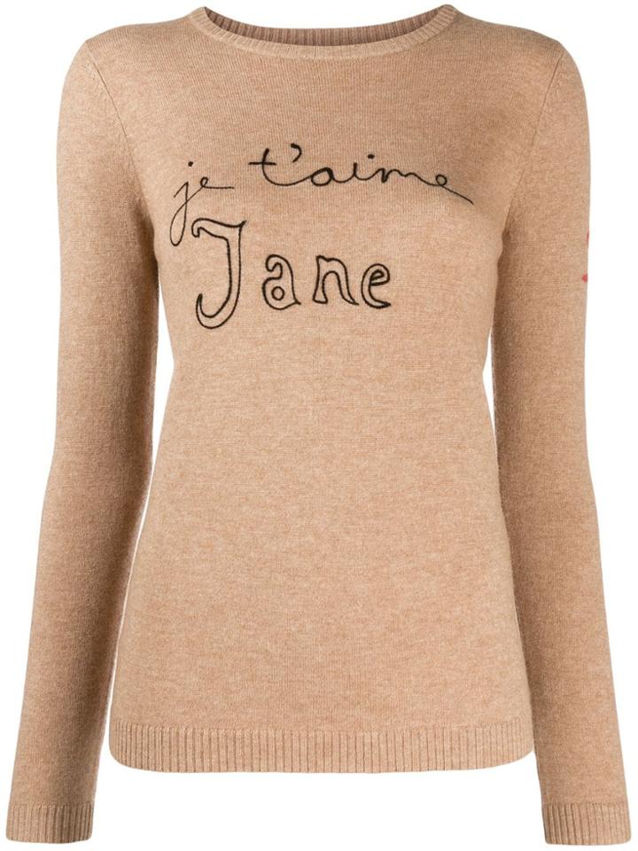 Bella Freud Stitch Detail Pullover - Neutrals