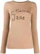 Bella Freud Stitch Detail Pullover - Neutrals