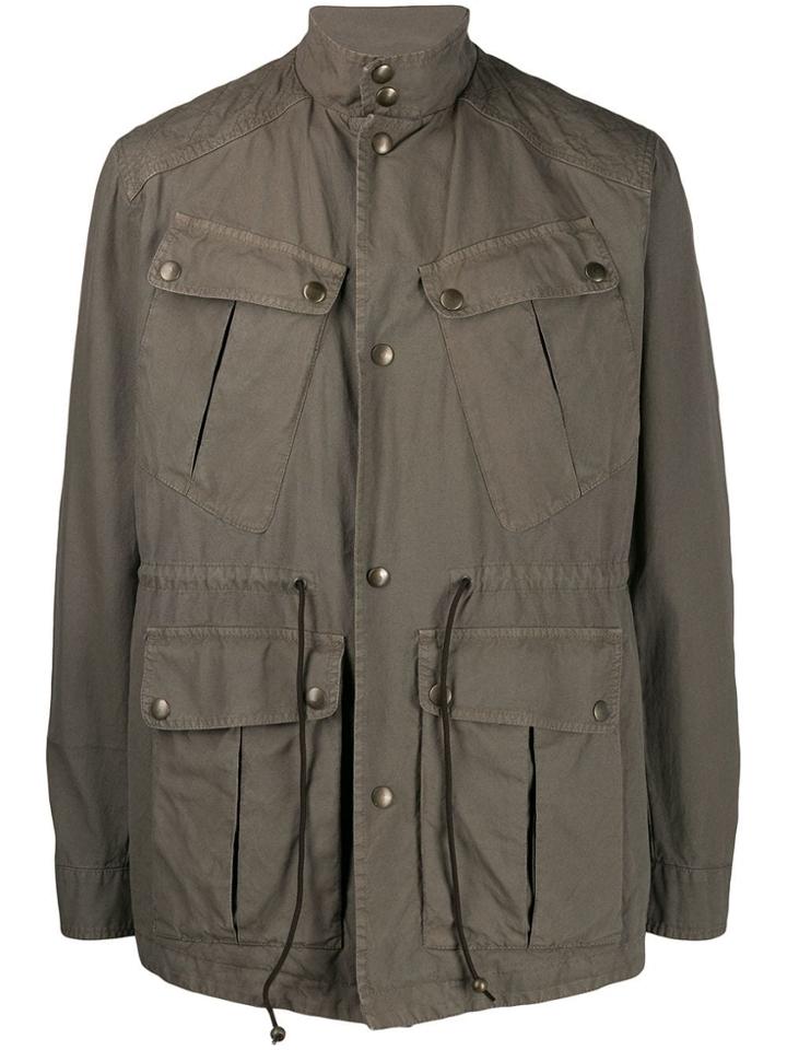 Mr & Mrs Italy Embroidered Jacket - Neutrals