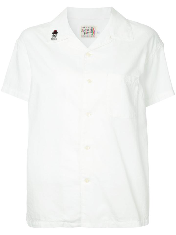Hysteric Glamour Bonnie And Clyde Embroidered Shirt - White