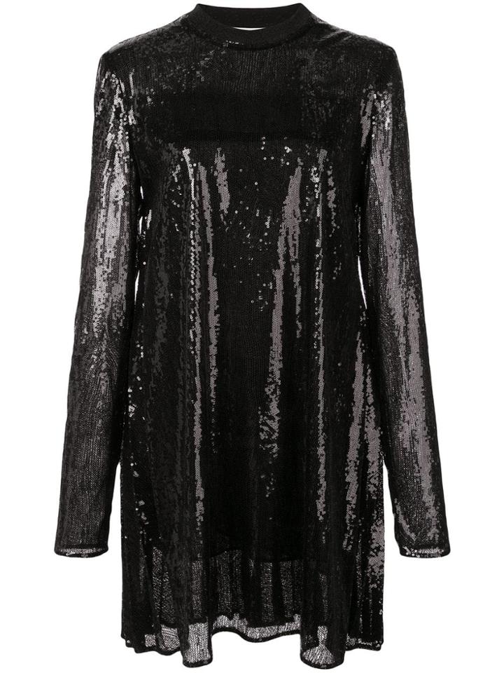 Philosophy Di Lorenzo Serafini Sequin Embellished Dress - Black