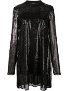 Philosophy Di Lorenzo Serafini Sequin Embellished Dress - Black