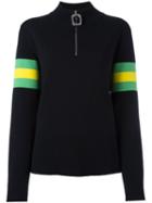 J.w.anderson Mock Neck Sweater, Women's, Size: Medium, Black, Virgin Wool