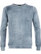 Avant Toi Stonewashed Sweater - Blue