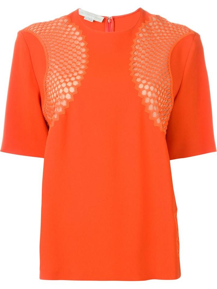 Stella Mccartney Mesh Inset T-shirt