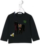 Dolce & Gabbana Kids - Western Patch T-shirt - Kids - Cotton - 6-9 Mth, Blue