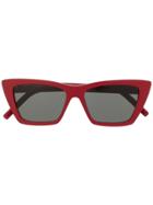 Saint Laurent Eyewear Sl276 Mica Sunglasses - Red