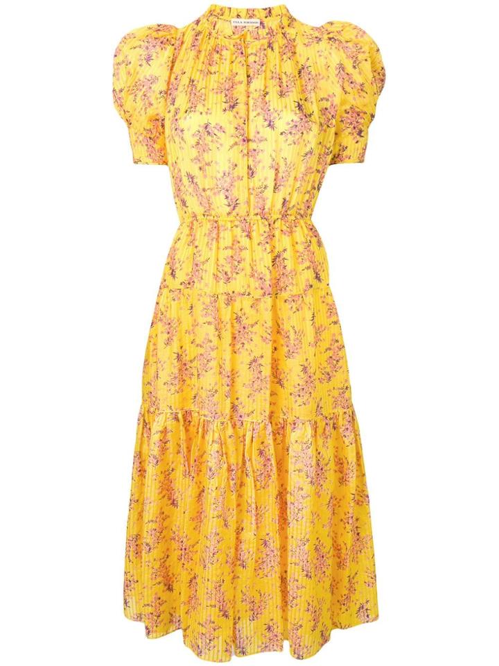 Ulla Johnson Printed Corrine Dress - Yellow