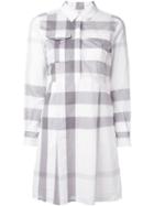 Burberry 'peggie' Checked Shirt Dress